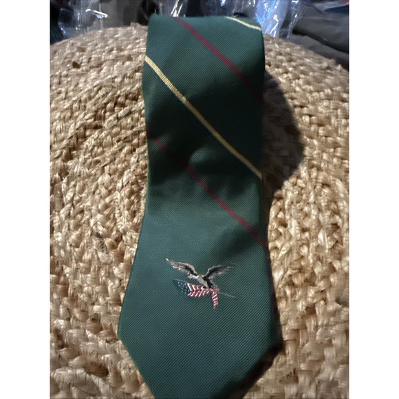 American Living Other - NWT American Living Silk Tie Green‎ Blue Stripes Designer Men Necktie 61x3.5 B9